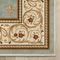 thumbnail image 4 of Well Woven Custom Size Hallway Stair Runner Apollo Fleur De Lis Blue (31" x 16' Runner) Rug, 4 of 5
