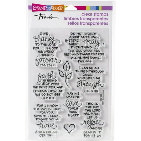 Stampendous Perfectly Clear Stamps, Bible Verses