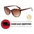 thumbnail image 3 of Womens Brand Designer Polarized Cat Eye Sunglasses Fashion Eyewear (Brown), 3 of 4