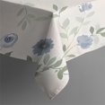 thumbnail image 4 of Pioneer Flower Floral Print Pattern Rectangle Tablecloth 60"x102",Waterproof Polyester Rectangle Table Cloth, Wipeable Spillproof Polyester Tablecloth for Dining, Camping, Indoor and Outdoor, 4 of 6