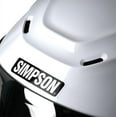 thumbnail image 2 of Simpson Motorcycle SPBXL1 Speed Bandit Helmet Adult XL White, 2 of 7