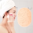 thumbnail image 2 of Unique Bargains 1 Pc Reusable Sponge Face Scrubber Thickening for Removing Makeup 4.33"x3.46" Orange, 2 of 5