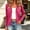 Hot Pink, variant on WQNVRNR Womens Hooded Cardigan- Zip Up Casual Long Sleeve Fall Winter Warm Outerwear Gray Size XL