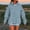 Blue, variant on Womens Hoodie Stripe Printed Long Sleeve Pullover Tops with Pocket Casual Fashion Fall Winter Sweatshirts