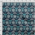 thumbnail image 3 of oneOone Cotton Poplin Fabric Damask Ikat Printed Fabric 1 Yard 56 Inch Wide, 3 of 4