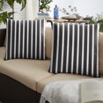 thumbnail image 2 of Set of 2 Sunbrella Shore Classic Outdoor Pillow, 18", 2 of 2