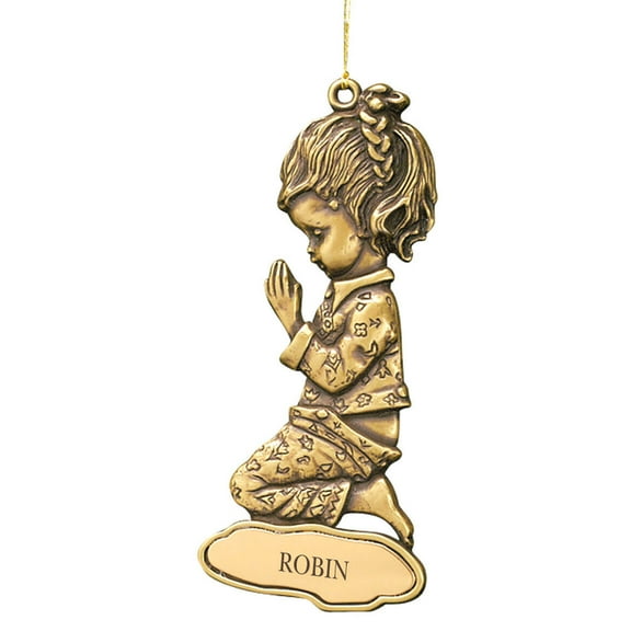 Bronze Girl Ornament