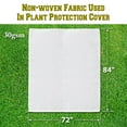 thumbnail image 3 of Sunrise Warm Worth Plant Cover and Plant Protecting Bag For Frost Protection, 84"x72", 3 of 3