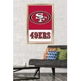 thumbnail image 2 of NFL San Francisco 49ers - Logo 21 Wall Poster, 22.375" x 34", Framed, 2 of 3
