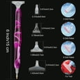 HsdsBebe Resin Diamond Art Painting Pen for Adult,Purple Curvy Body Pen