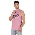 thumbnail image 4 of Inkmeso Printed Graphic World Okayest Dad T-Shirt For Mens Best Daddy Ever Gift T-Shirt, 4 of 7
