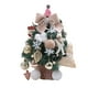thumbnail image 2 of Adornos Navideños, Mini Árbol de Navidad con Cuentas Flocadas, Adorno Navideño de Escritorio, Árbol de Navidad Pequeño., 2 of 7