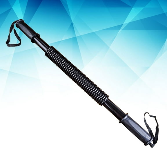 HEMOTON 60kg Workout Bar for Powerlifting Strength Training, Home Gym Fitness, Weightlifting and Cardio Exercise Equipment Black