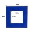 thumbnail image 2 of Suede Texture Photo Mat - Royal Blue 20x20 for 16x16 Photos - Fits 20x20 Frame, 2 of 4