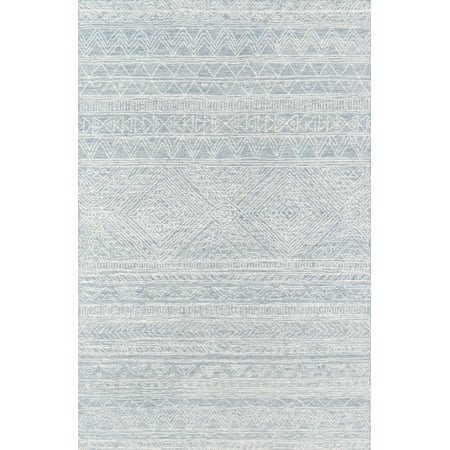 Momeni Geometric Modern Area Rugs  Blue