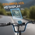 thumbnail image 2 of URLIFE 20"*3.0 Electric Bike for Adults,1000W Peak Motor,48V 13AH Remobavle Battery,7-Speed Mountain Ebike,UL2849，Green, 2 of 8
