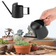 thumbnail image 4 of Regadera, Regadera de Acero Inoxidable Negro de 300 ML, Plantas de Interior y Exterior, Bote de Agua con Pico Largo para un riego rápido y fácil de Plantas de Interior ER, 4 of 5