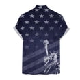 thumbnail image 5 of Eashery Mens Beach Shirt Loose Hawaiian Mens Tops Navy L, 5 of 5