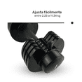 thumbnail image 3 of Mancuerna Pesa Ajustable Malubero Fitness Gym 5 A 25 Lb BASE RESISTENTE, 3 of 3