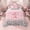 Monogrammed F, variant on Erosebridal Dreamy Glitters Print Twin Comforter Sets for Girls, Pink Bling A Letter Bedding Set, Pink Reversible 2 Pieces, 1 Comforter and 1 Pillowcase