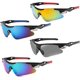 thumbnail image 1 of Paquete de 4 gafas de sol deportivas polarizadas, gafas de ciclismo de moda UV400, gafas de sol ligeras a prueba de viento gafas al aire libre para hombres y mujeres, 1 of 5