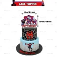 thumbnail image 3 of Spidermans Across The Spider-verse suministros de cumpleaños, decoración para Baby Shower, Pancarta, adornos para pasteles, juego de globos Miles Morales, 3 of 5