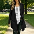 thumbnail image 6 of Women Winter Coats Solid Linen-cotton Open Front Cardigan Long Sleeve Casual Y2k Fall Fashion Clothes 2026, 6 of 8