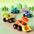 thumbnail image 4 of BUTOMKY Dino Truck Construction Toys for Boys - Press Go Racing Cars & Sandbox Excavator Vehicles Playset, Friction Car Set - Perfect Birthday Gifts for Toddlers 2-5 Years Old, 4 of 9