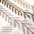 thumbnail image 2 of Deep Dream Tablecloths, Embroidery Leaf Table Cloth Cotton Linens Wrinkle Free Table Cover Decoration for Kitchen Dinning Party (Rectangle/Oblong, 55 x 140 Inch, 12-14 Seats, Beige, Wine Leaf), 2 of 5