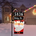 thumbnail image 2 of Address America  Boardwalk Address Sign With Name Rider And Flag - 58" Pole - Santa Flag, 2 of 2