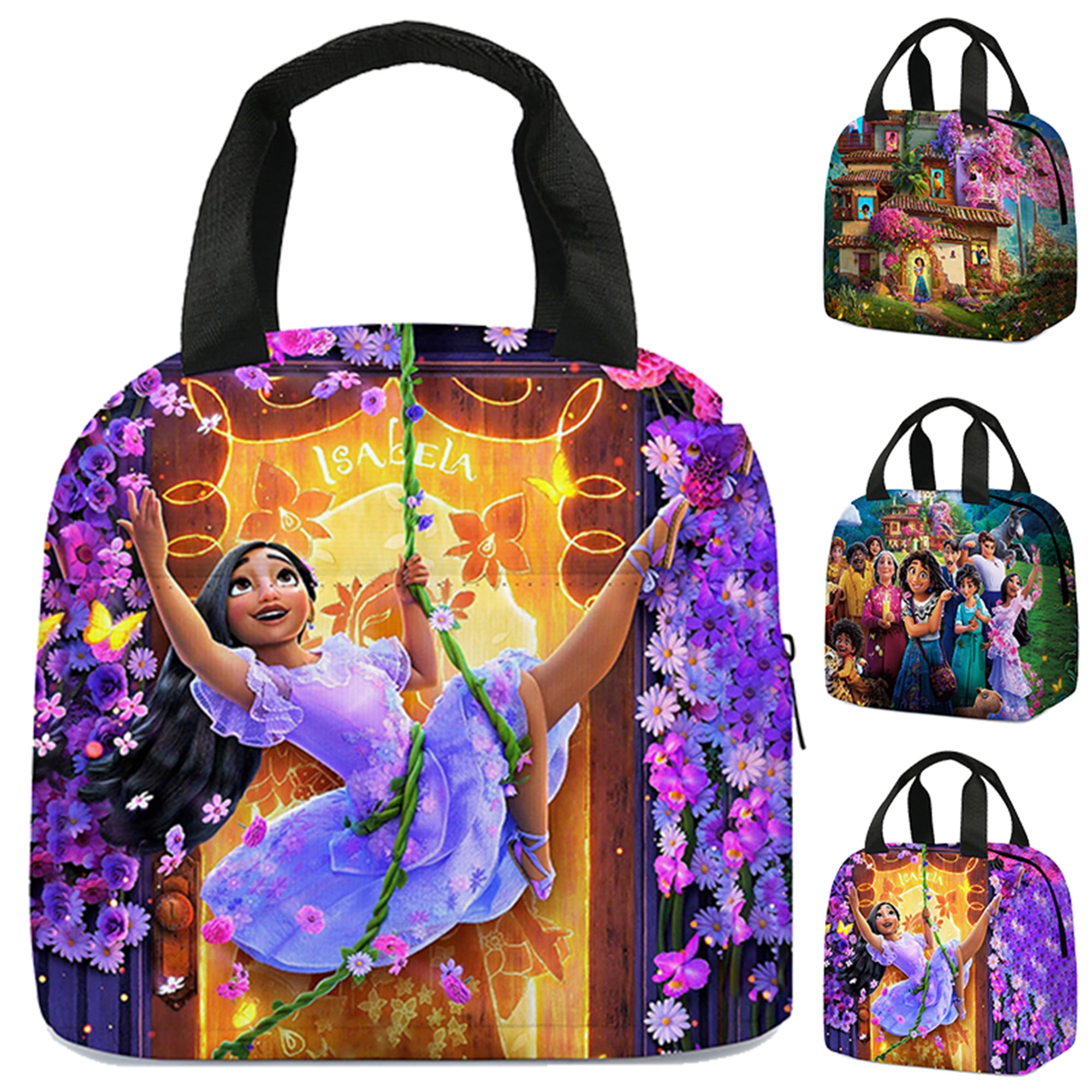 Encanto Portable Insulated Lunch Bag, Lunch Box for Women and Girls