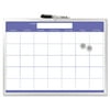 The Board Dudes Magnetic Dry Erase Board, Monthly Planning Board, 23 x 17, Aluminum Frame