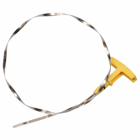 Unique Bargains 1 Pc Engine Oil Dipstick for Mercury Mountaineer 8 Cyl 5.0L 1997-1998 Oil Level Dip Stick Double Hole Indicator Yellow Plastic Metal