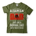 thumbnail image 4 of Mens Albanian Dad T-shirt Father's Day Gift Albanian Patriotic Shirt Albanian Father Shirt, 4 of 6