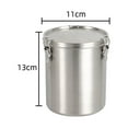 thumbnail image 5 of 1Pc Storage Bucket 520/1000/1600/2500Ml Stainless Steel Tanks Airtight Coffee Canister Sealed For Kitchen Food Storage Container, 5 of 9