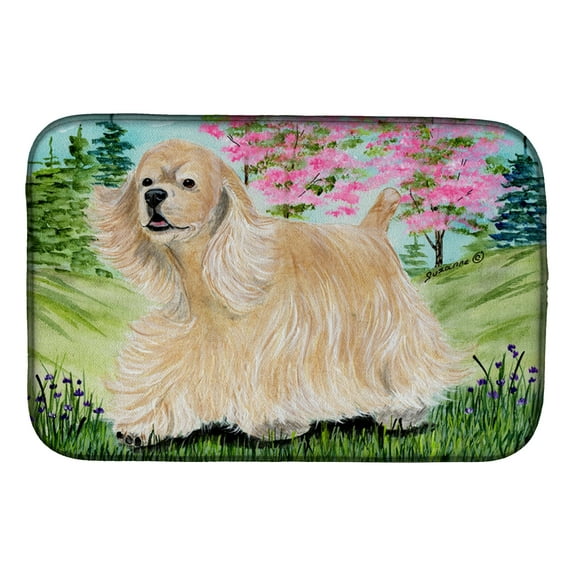 Cocker Spaniel Dish Drying Mat