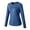 Sea Blue, variant on Women Sport T-shirts Long Sleeve Seamless Stretch Gym Tops Slim Comfort Fast Drying Fitness