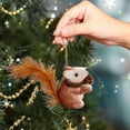 thumbnail image 6 of PuSpu Foam Squirrel Pendant Christmas Tree Ornament - Multicolor Hanging Decoration for Home & Holiday Festivities (15x10x10cm), 6 of 6