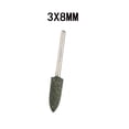 thumbnail image 2 of 10 Pcs 4-12mm conical Rubber Polishing Point Bit 3mm Shank Rotary Tools, 2 of 6