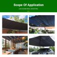 thumbnail image 5 of Ycandiee Garden Shade Cloth, Resistant Sun Shade Netting, Perfect Sunblock Shade Cloth, 78.74 ft x 78.74 ft Black for Plant Cover Greenhouse Barn Kennel Pool Pergola or Swimming Pool, 5 of 7