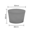 thumbnail image 3 of Soporte para espinilleras de fútbol, ​​correa de fijación para espinilleras, espinilleras, fútbol Gris, 3 of 9