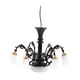 thumbnail image 5 of Lámpara colgante de araña a escala 1/87, diseño de lámpara de techo de mesa de arena de 3 V/12 V, decoración Negro, 5 of 9