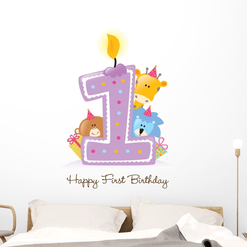 Wallmonkeys Happy Birthday Graffiti Text Wall Decal