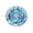 Sky Blue, variant on 59In Round Mandala Beach Towel Microfiber Beach Mat Bohemian Beach Blanket For Outdoor Sport(Sky Blue-150Cm)