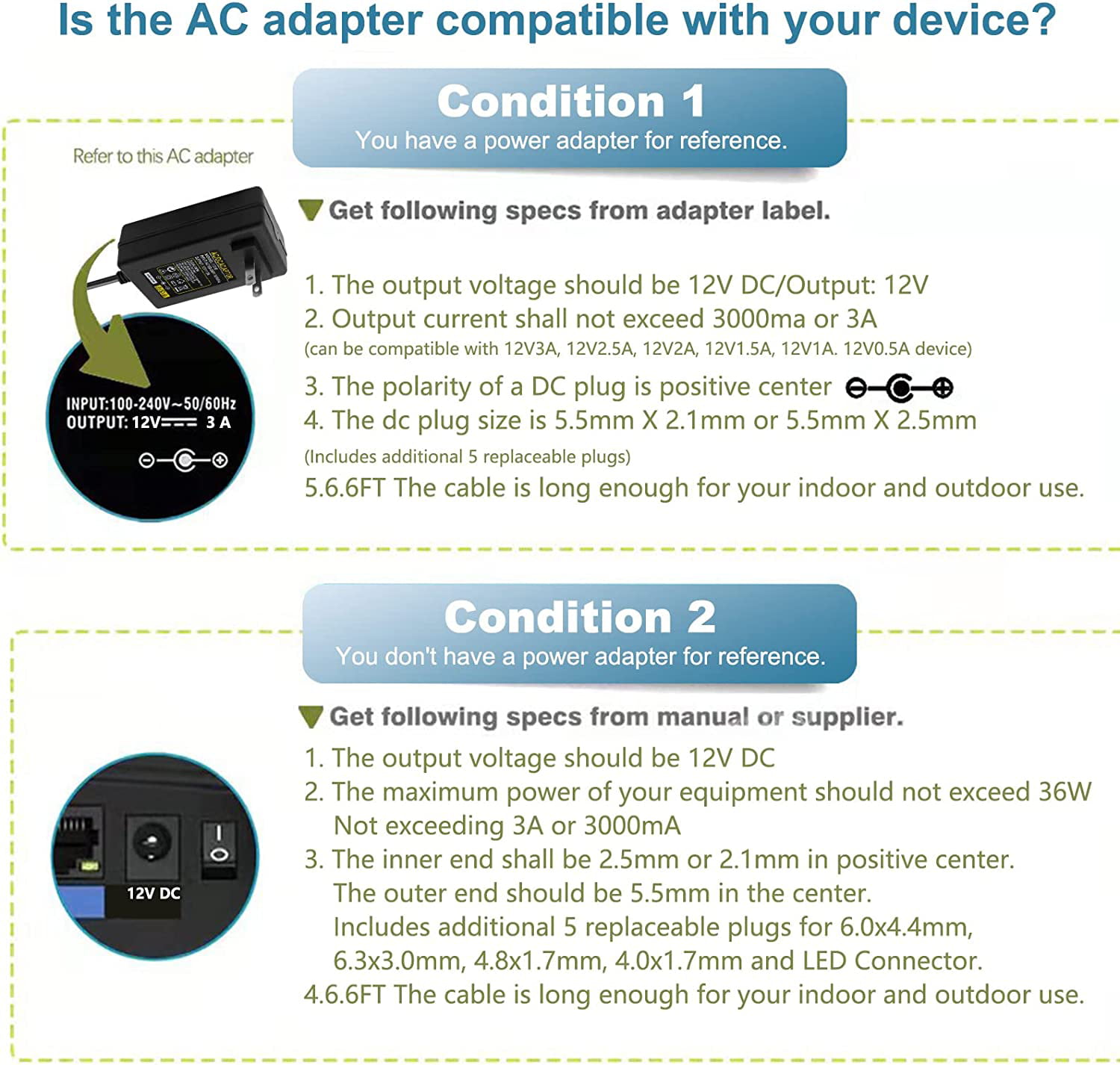 12V 2A AC/DC Adapter 12V 1.8A for Bose Companion 2 Series II III 2