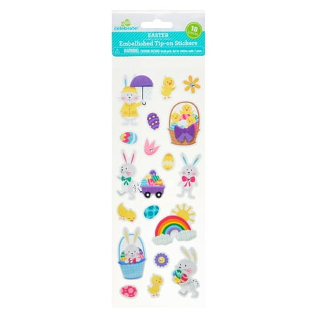 Way To Celebrate Emb Tipon Stk Bunny.