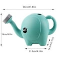 thumbnail image 2 of Eqslft Indoor Watering Can Cute Elephant Design with Cover Durable Plastic Comfortable Grip，Children Watering Can 1.5 L/2.5 L Watering Pot Gardening Tool Shower, 2 of 4