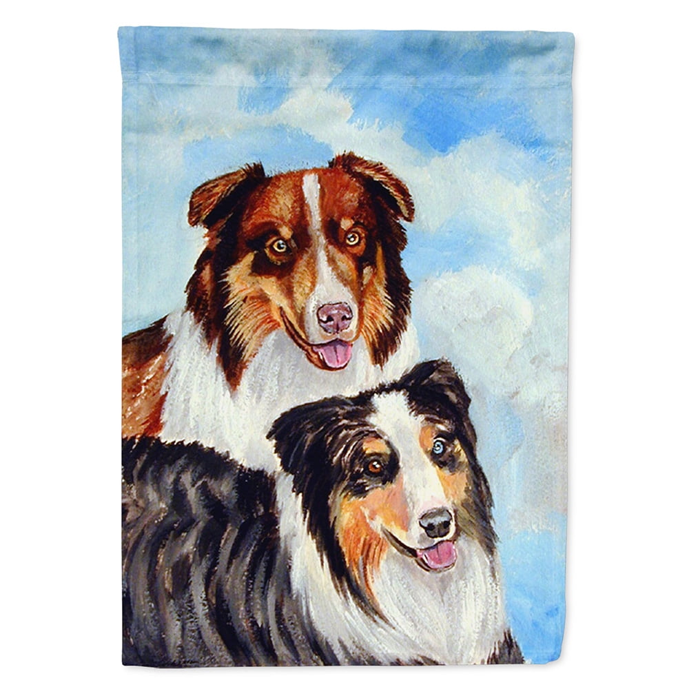 Australian Shepherd Double Trouble Garden Flag - Walmart.com - Walmart.com