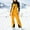 Yellow, variant on Ovbmpzd Women's Windproof Pants Ski Yellow Snow Waterproof Bib Pants One Piece Warm Insulated Overall Jumpsuits for Women L