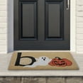 thumbnail image 2 of Northlight Boo Ghost Natural Coir Halloween Doormat - 30" - Beige and Orange, 2 of 4